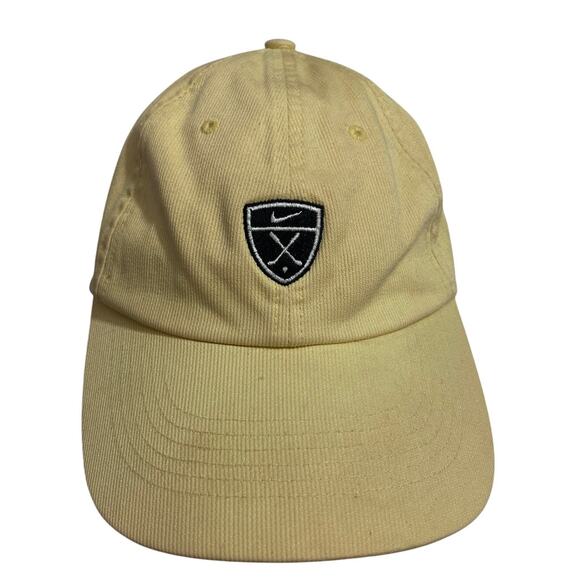 Vintage Nike Golf Hat Cap Mens Yellow Lightweight Golfing Casual - Picture 1 of 8